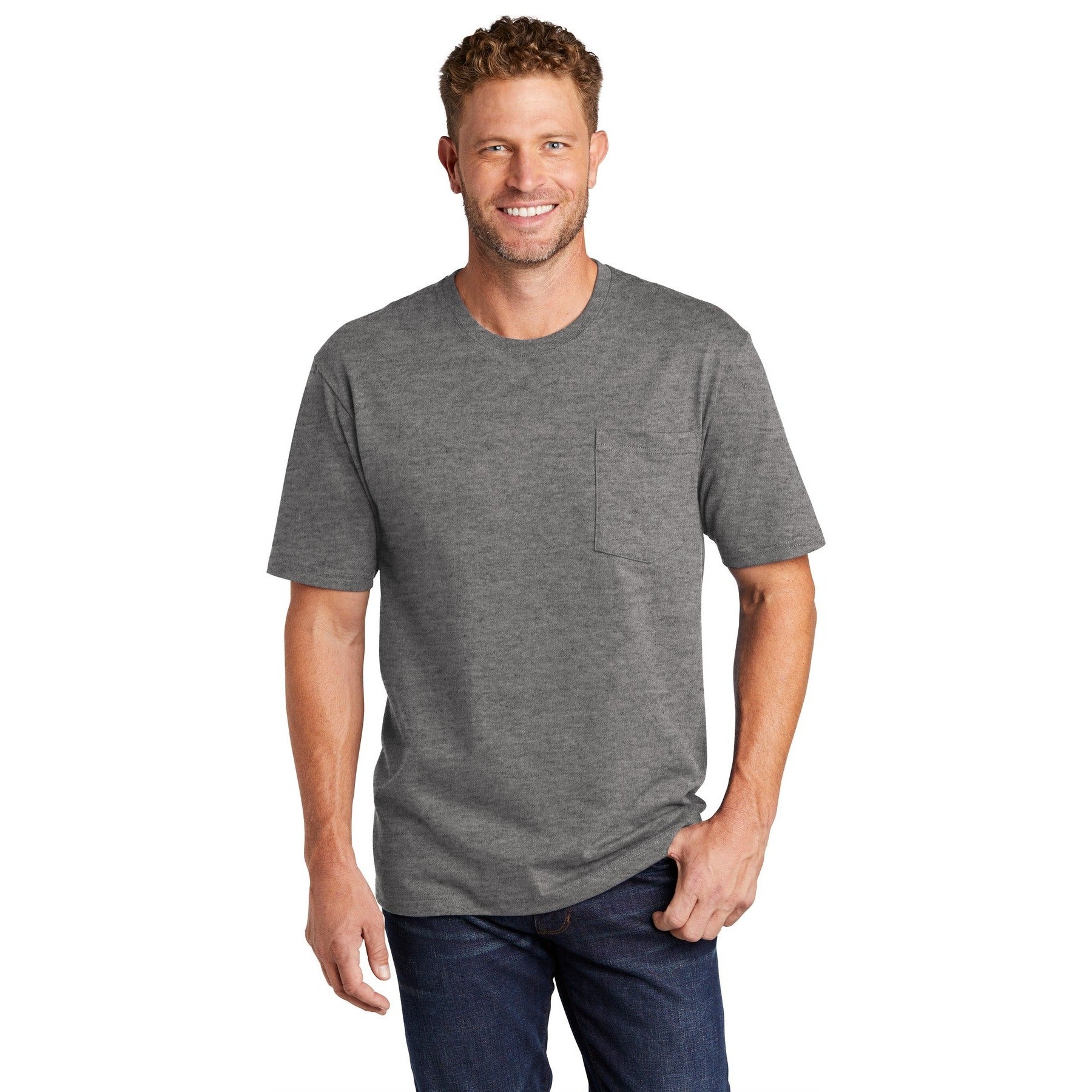 CornerStone-CornerStone ® Workwear Pocket Tee CS430-MedTech-5